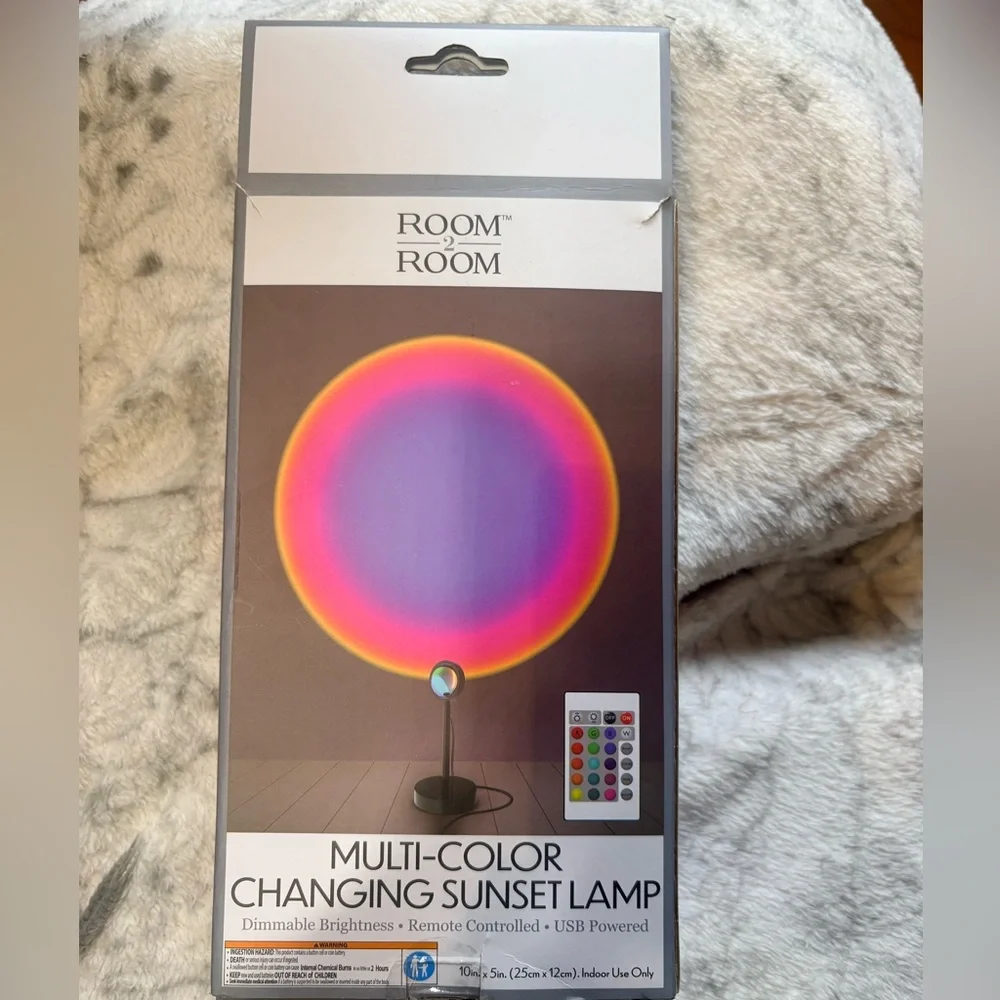 Multi-Color Changing Sunset Lamp